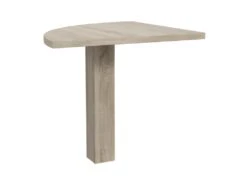 Meuble Angle Pour Bureau Aspect Chêne Clair - OPIO