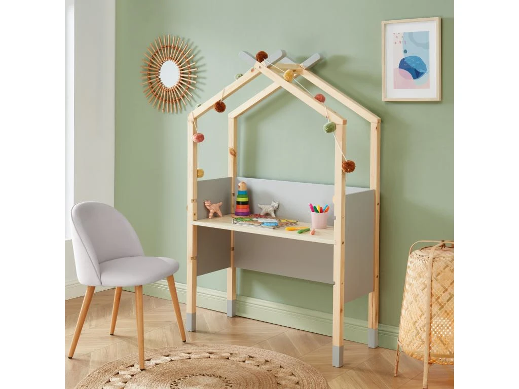 Bureau Enfant Tipi TINY Gris évolutif – Image 2