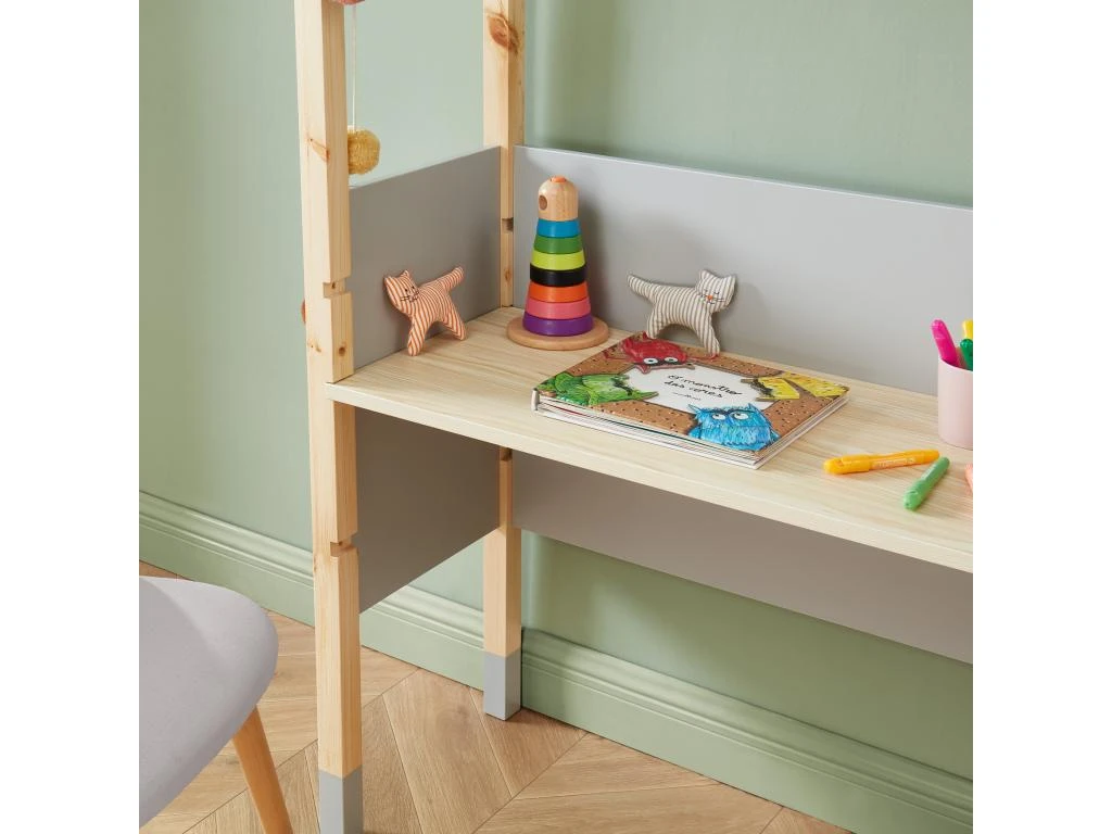 Bureau Enfant Tipi TINY Gris évolutif – Image 4