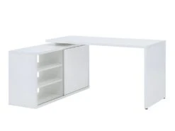 Bureau D'angle Réversible 140 Cm Blanc - SNOW
