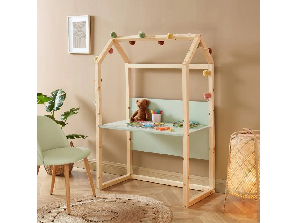 Bureau Enfant Cabane TINY Vert évolutif – Image 2