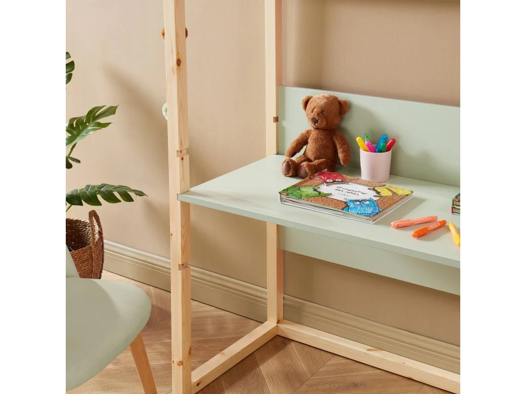 Bureau Enfant Cabane TINY Vert évolutif – Image 4