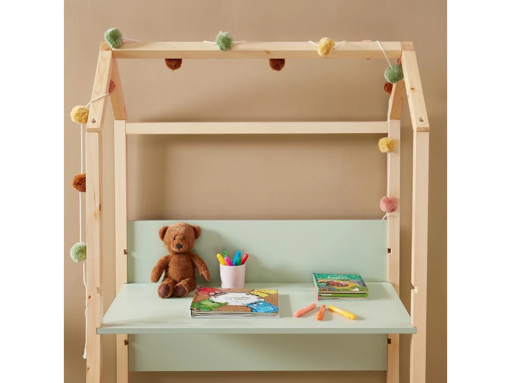 Bureau Enfant Cabane TINY Vert évolutif – Image 5