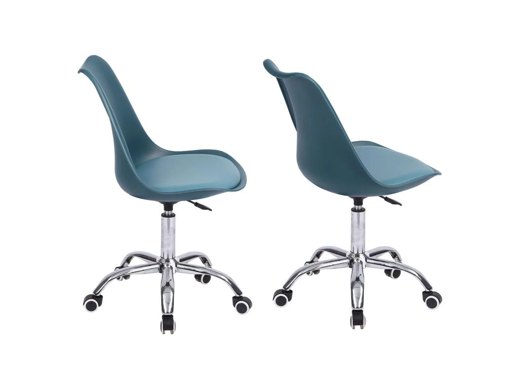 Chaise De Bureau Réglable En Hauteur Bleue ANNE - HAPPY GARDEN – Image 3