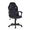 Fauteuil Gaming Noir En Simili Et Mesh Avec Assise Réglable - GLITCH