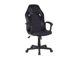 Fauteuil Gaming Noir En Simili Et Mesh Avec Assise Réglable - GLITCH