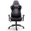 RACE | Fauteuil à Roulettes Chaise De Bureau Gaming Design Ergonomique | Siège Gamer En Tissu Respirant Dossier Inclinable