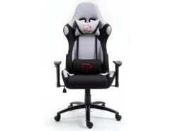RACE | Fauteuil à Roulettes Chaise De Bureau Gaming Design Ergonomique | Siège Gamer Tissu Respirant Dossier Large Inclinable