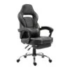 Fauteuil De Bureau Gamer Noir Et Gris LINK - HAPPY GARDEN