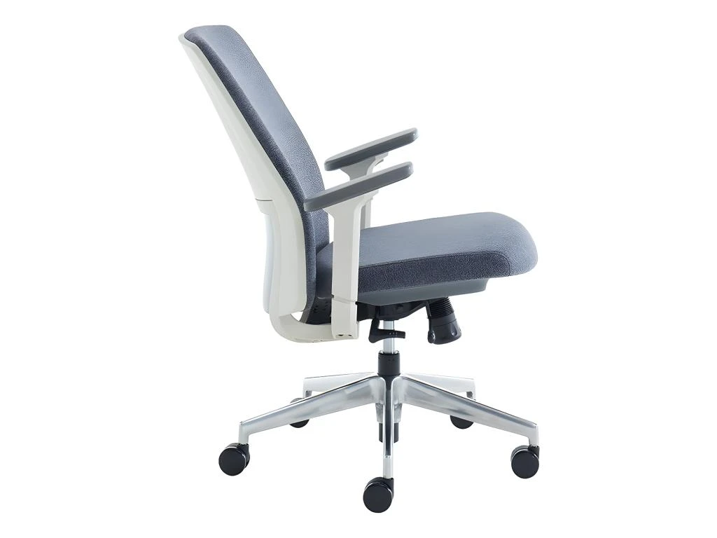 Fauteuil De Bureau Professionnel - Tissu - Gris - HUMIA – Image 8