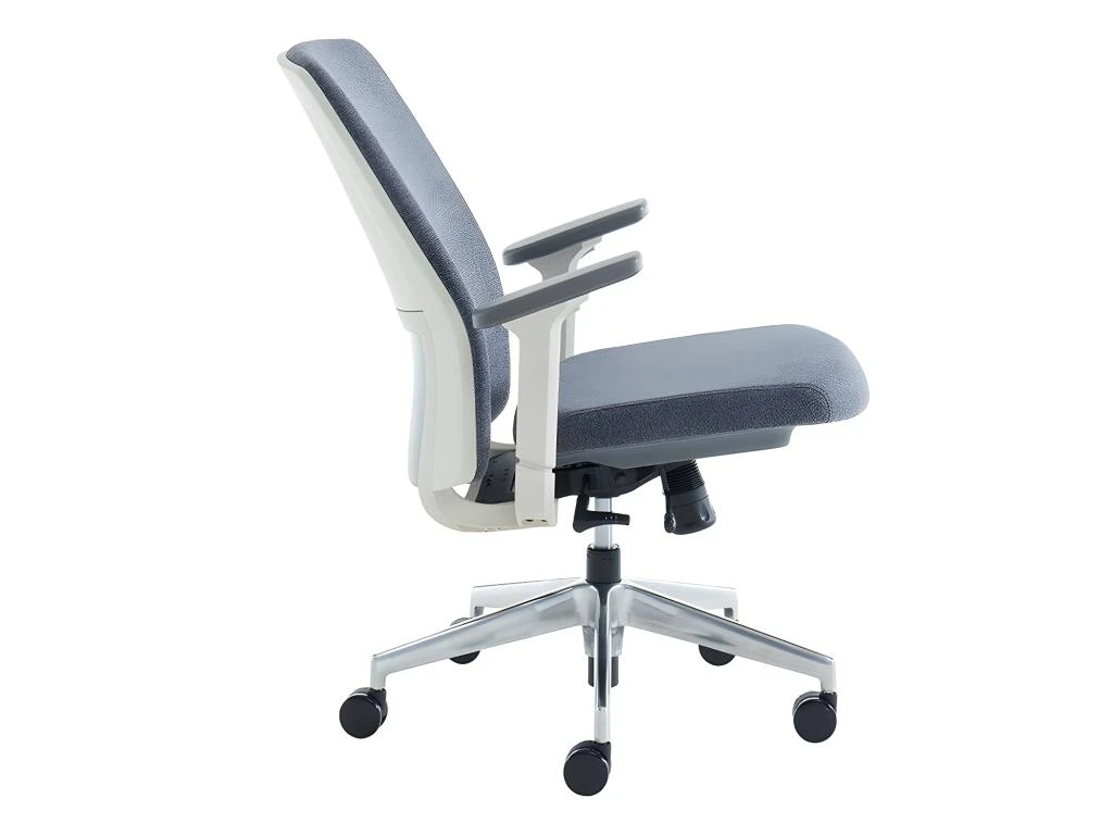 Fauteuil De Bureau Professionnel - Tissu - Gris - HUMIA – Image 9