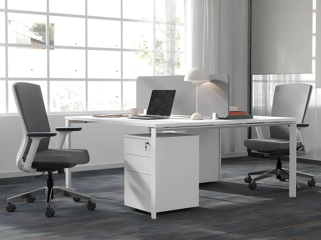 Fauteuil De Bureau Professionnel - Tissu - Gris - HUMIA