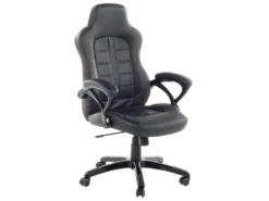 Fauteuil Gamer Noir Marron Foncé PRINCE