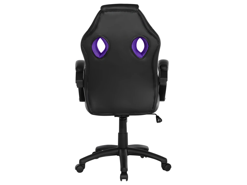 Chaise De Bureau En Cuir PU Violet FIGHTER – Image 6