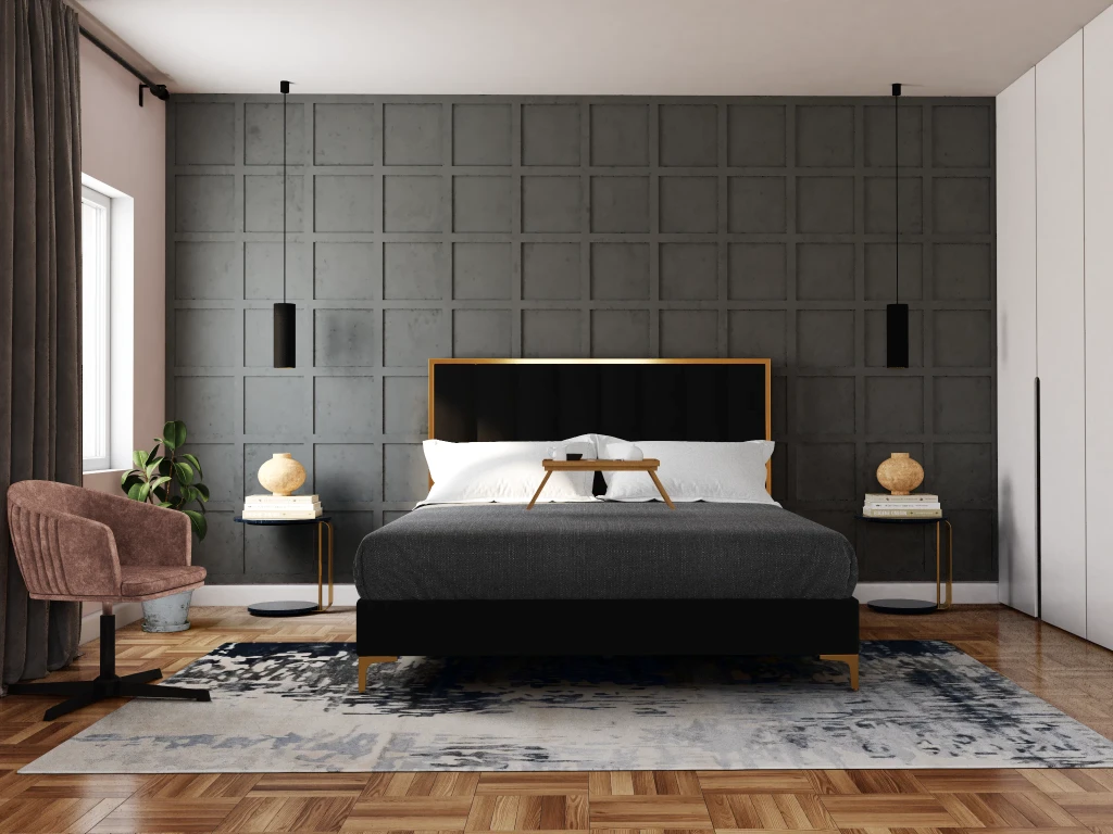 Chaise De Bureau - Tissu - Taupe - FAVIA – Image 3