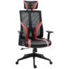 Fauteuil De Bureau Gamer CARMEN Rouge Et Noir