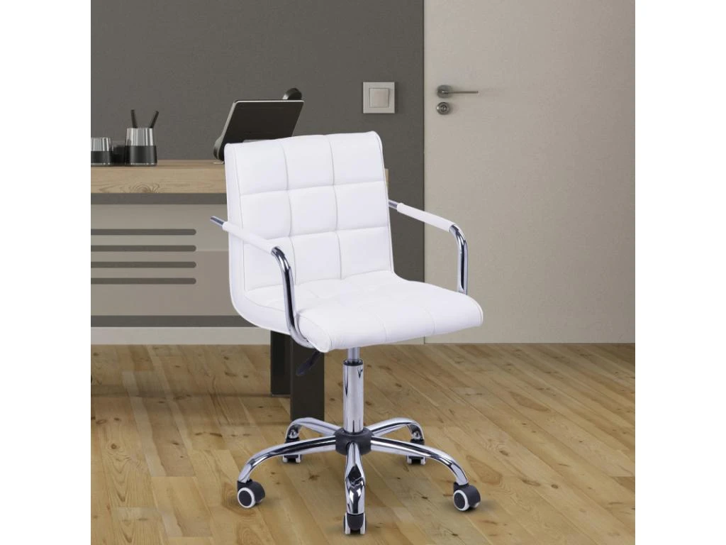 Chaise De Bureau WHITE Blanc – Image 2