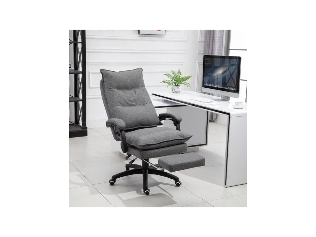 Fauteuil De Bureau JONAS Gris – Image 4