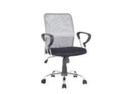 Chaise De Bureau Pivotante Santi Grise/Noire