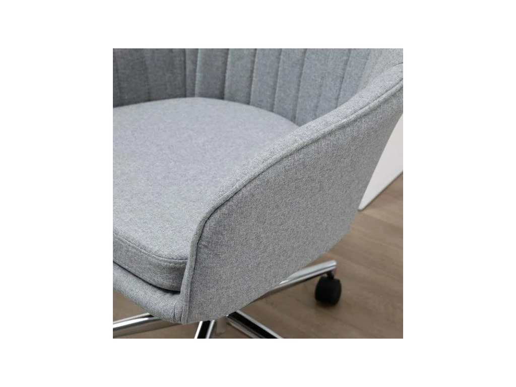 Fauteuil De Bureau BRADY Gris – Image 3