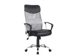 Chaise De Bureau Pivotante Tao Grise/Noire