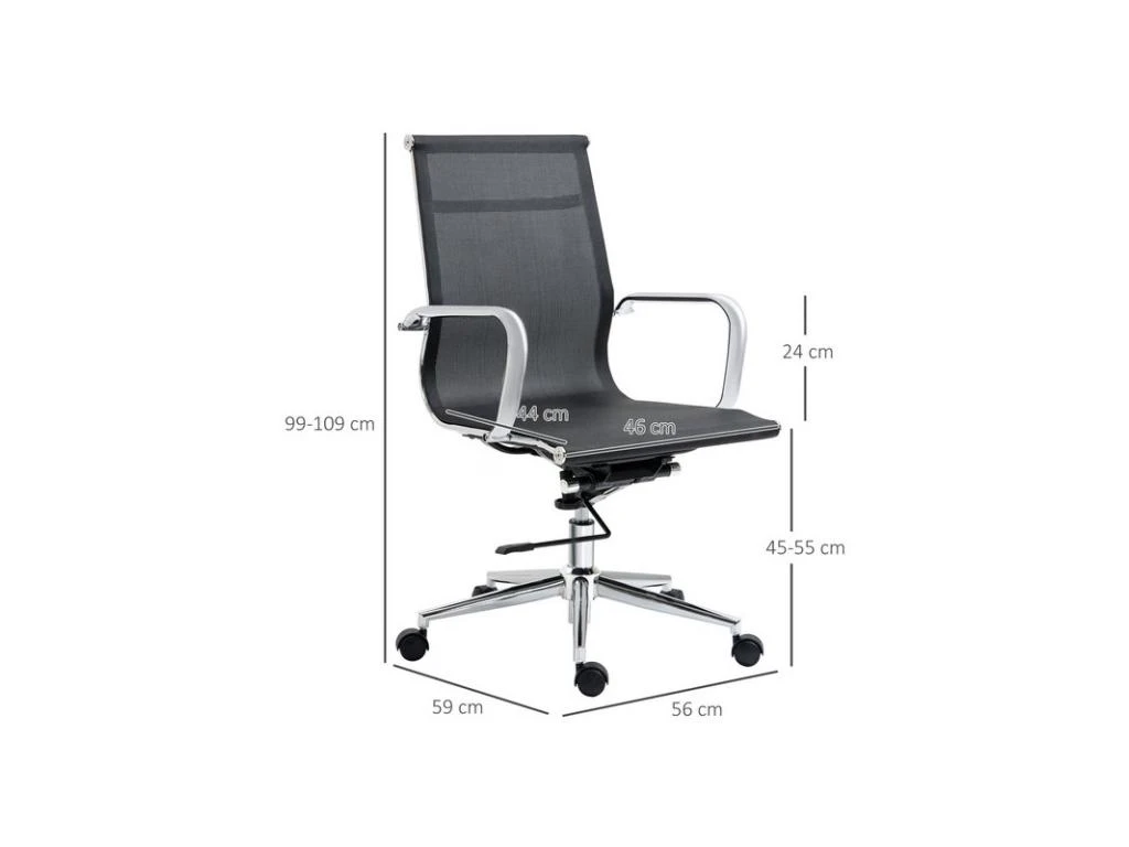 Fauteuil De Bureau HERALD Noir – Image 3