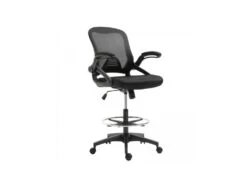 Fauteuil De Bureau Assise Haute Jenny Noir