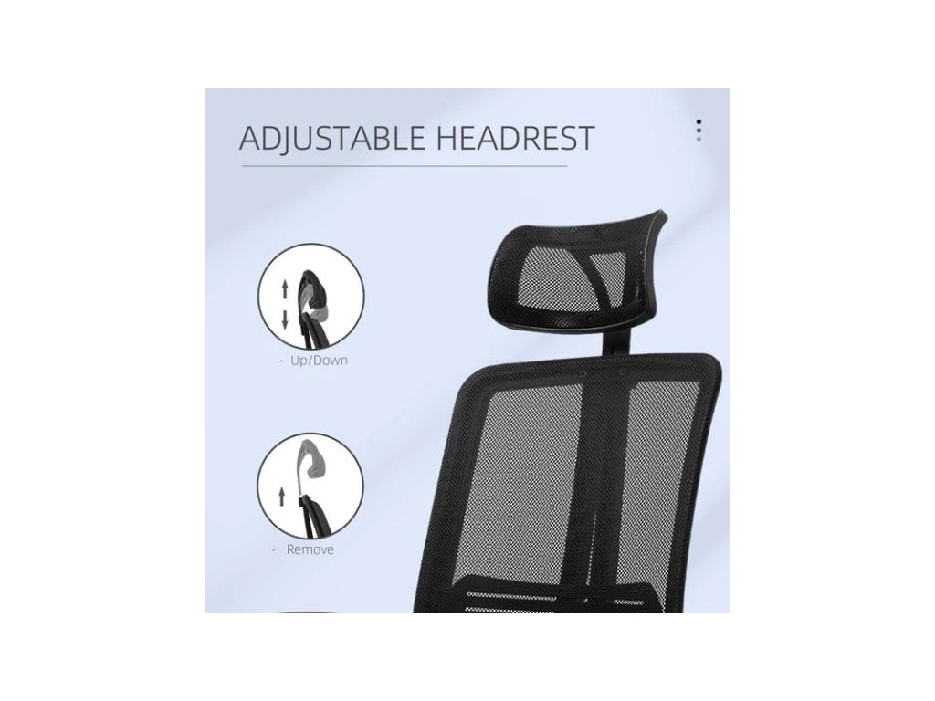 Fauteuil De Bureau KOREY Noir – Image 7