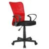 Chaise De Bureau Mio Rouge/Noire