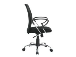 Chaise De Bureau Pivotante Santi Noire