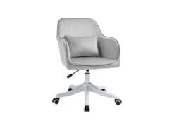Chaise De Bureau FACTORY Gris Clair