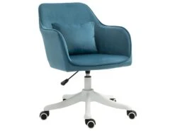 Chaise De Bureau Massante ANITA Bleue