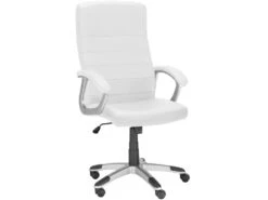 Chaise De Bureau Willis PU Blanc
