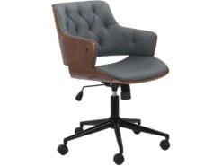 Chaise De Bureau Emiko Anthracite