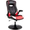 Chaise Gaming Ergonomique Rotative 360°, Fauteuil Gamer Pivotante Avec Dossier Haut Réglable