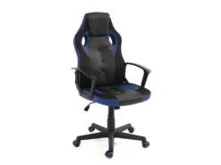 KAYELLES Fauteuil Gamer Hauteur Réglable Et Basculant SENA (noir Bleu)