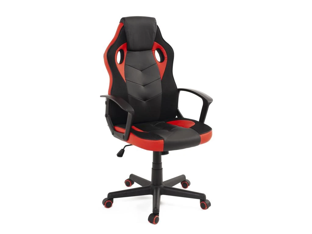 KAYELLES Fauteuil Gamer Hauteur Réglable Et Basculant SENA (noir Rouge)