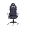 Gaming Fauteuil De Gamer, Blanc, Noir, Blanc.