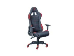 GamingRed Fauteuil De Gamer, Noir, Rouge.