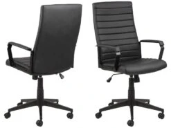 Charles Chaise De Bureau, Noir.