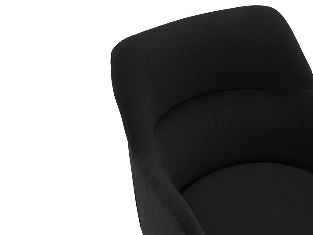 Chaise De Bureau - Tissu - Noir - Hauteur Réglable - HEKA – Image 6