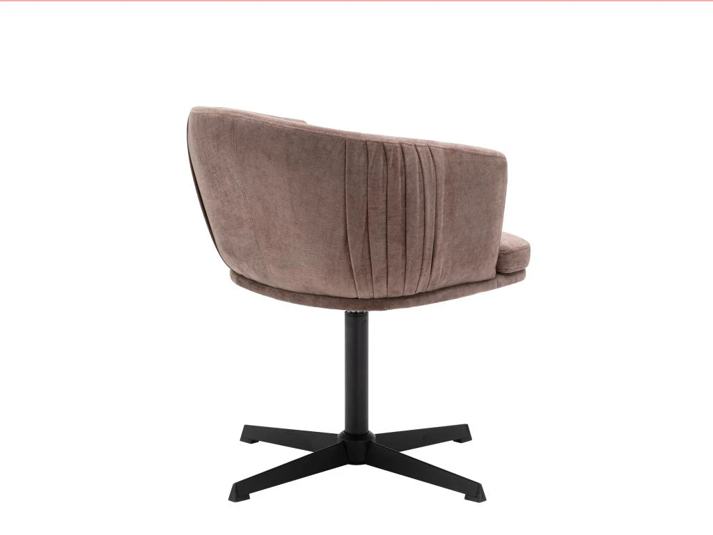 Chaise De Bureau - Tissu - Taupe - FAVIA – Image 9