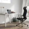 Fauteuil De Bureau Professionnel - Tissu - Noir - LADEFENSE