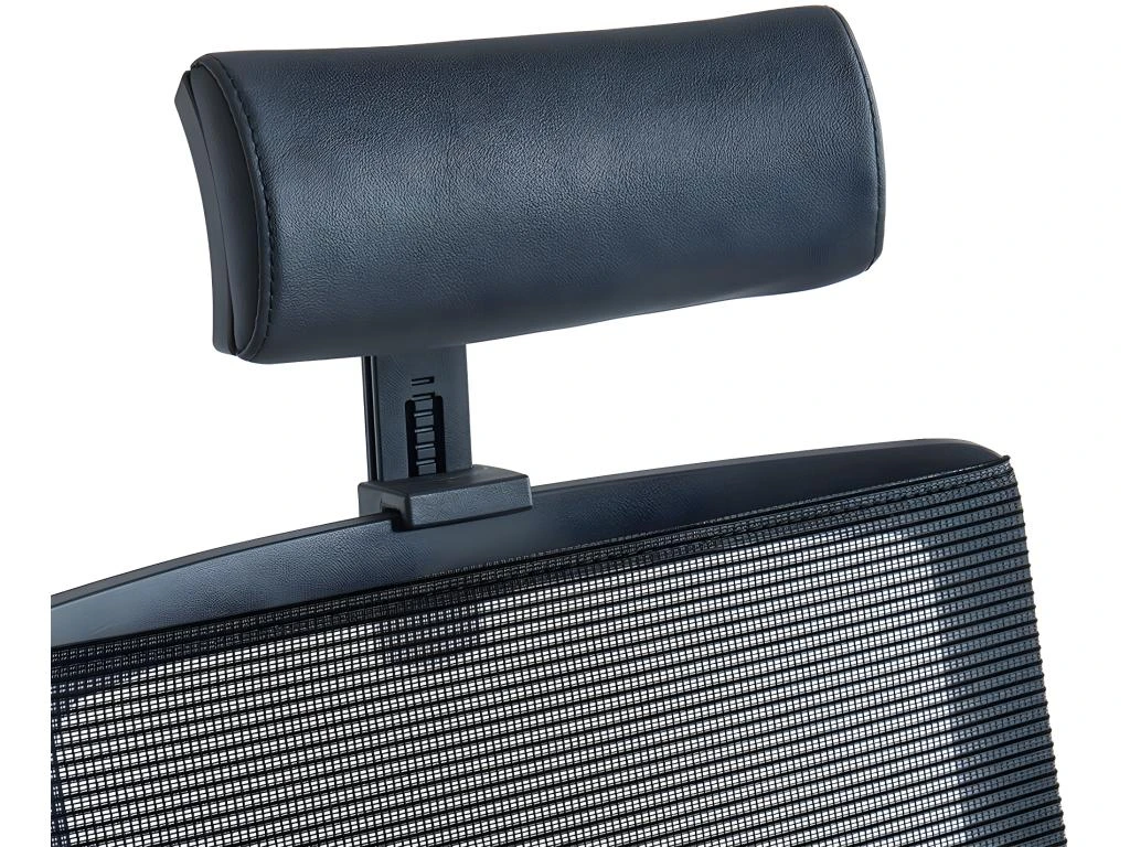 Fauteuil De Bureau Ergonomique Professionnel - Avec Têtière - Tissu - Noir - WALLSTREET – Image 17