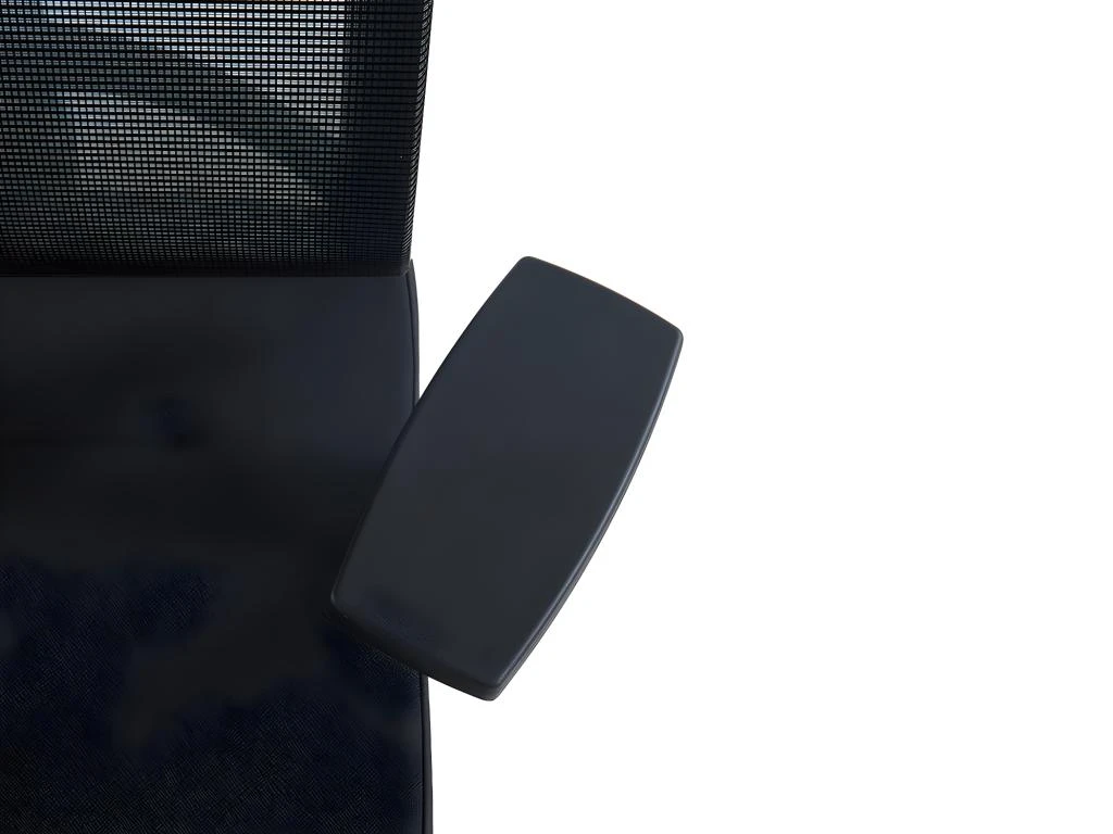 Fauteuil De Bureau Ergonomique Professionnel - Avec Têtière - Tissu - Noir - WALLSTREET – Image 12