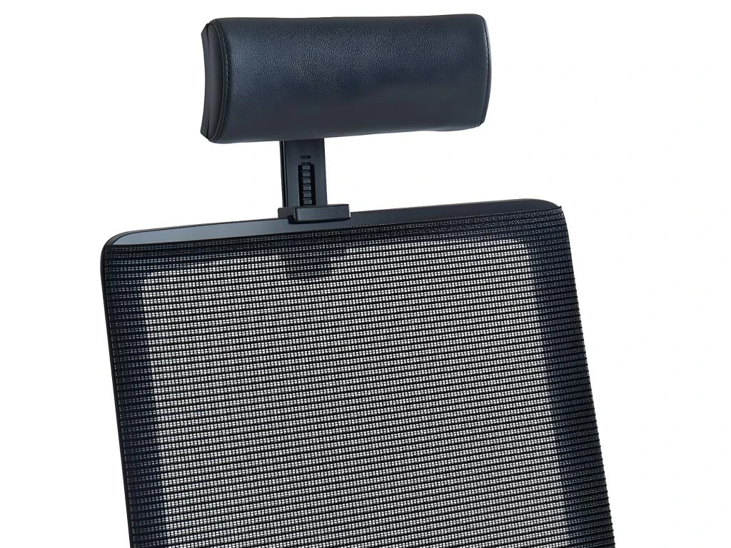 Fauteuil De Bureau Ergonomique Professionnel - Avec Têtière - Tissu - Noir - WALLSTREET – Image 18