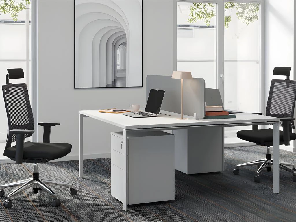 Fauteuil De Bureau Ergonomique Professionnel - Avec Têtière - Tissu - Noir - WALLSTREET – Image 2