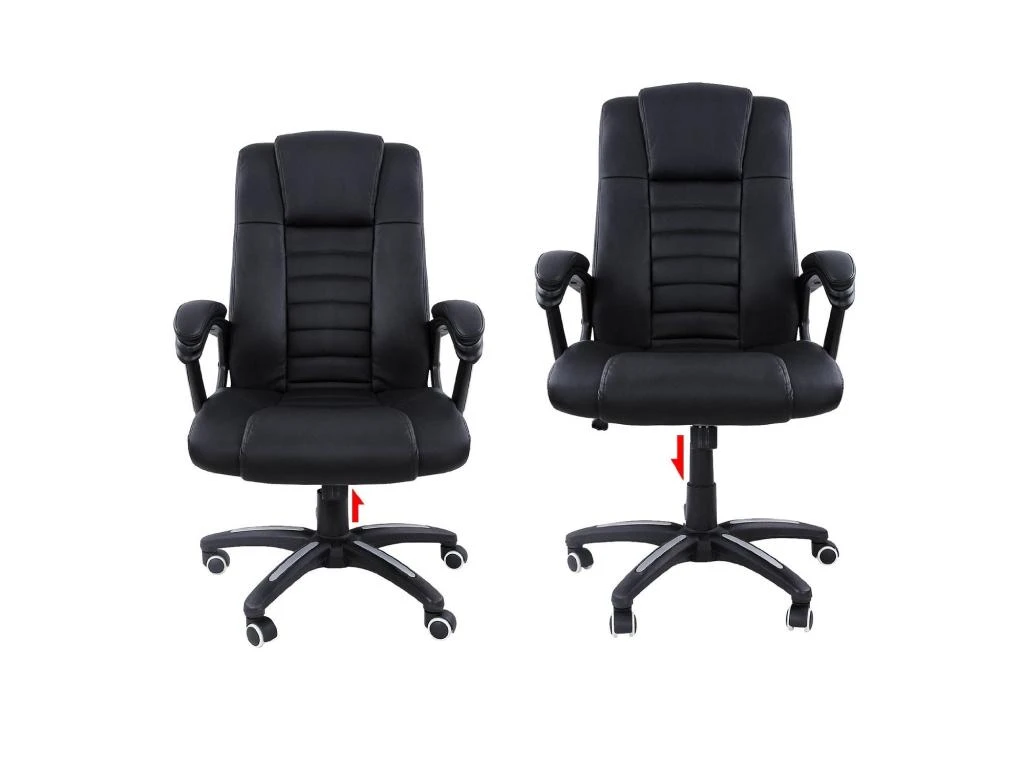 Fauteuil De Bureau Chaise Siège Noir Ergonomique Classique 150 Kg Max 0512012 – Image 4