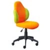 PREZI - Fauteuil Pivotant Orange Et Vert Pour Enfant