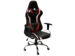 GAMING - Fauteuil De Bureau Avec Piétement Chromé